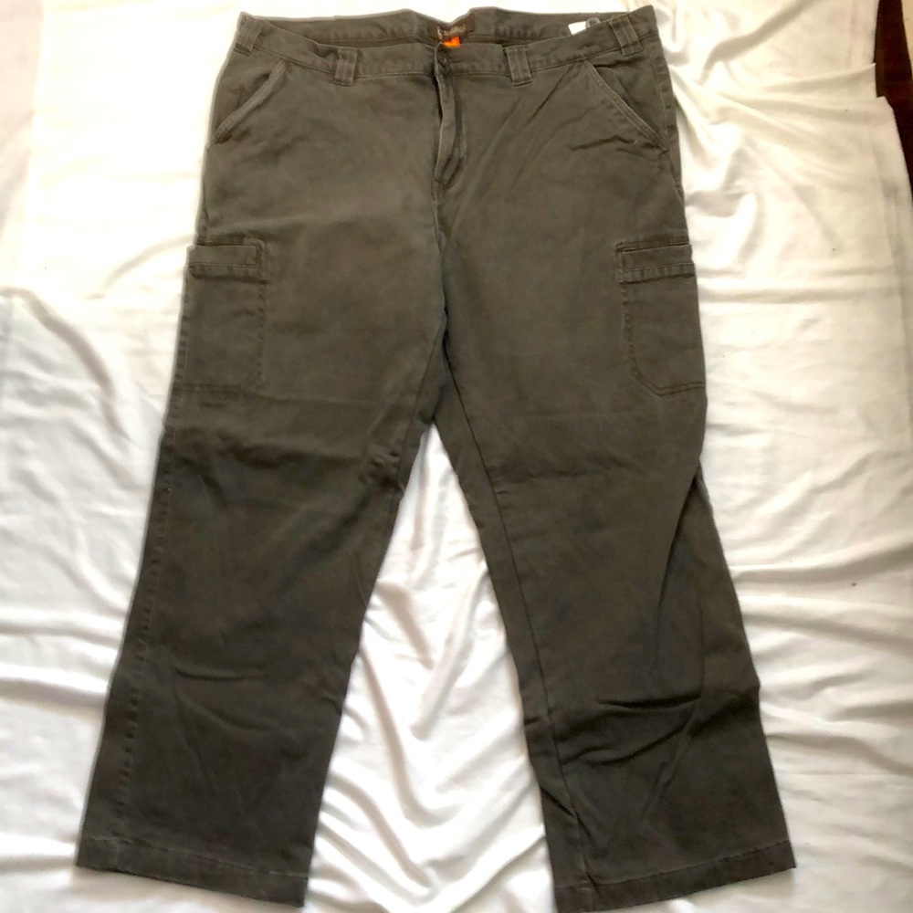 WINDRIVER OUTFITTING LINED TMAX HEAT COLD WEATHER GREY CARGO PANTS 44x30.5” #053
